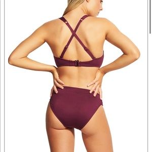 Seafolly Underwire Bikini Top (DD/E) Boysenberry